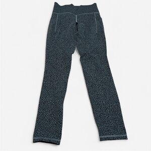 Athleta Black and Gray Patterned Leggings